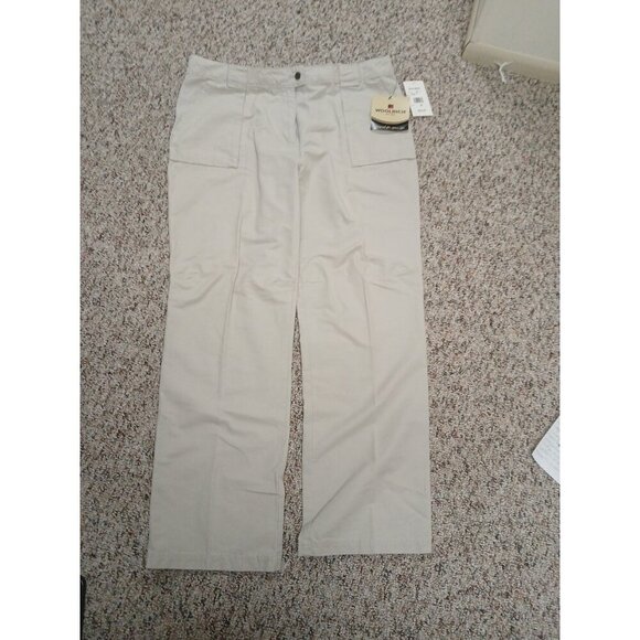 Pants - Vintage Women's Woolrich Khakis (18) British Tan Zip Closure. NWT